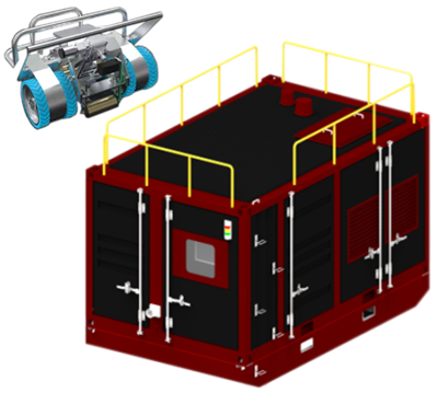 爬壁机器人激光清洗智能系统